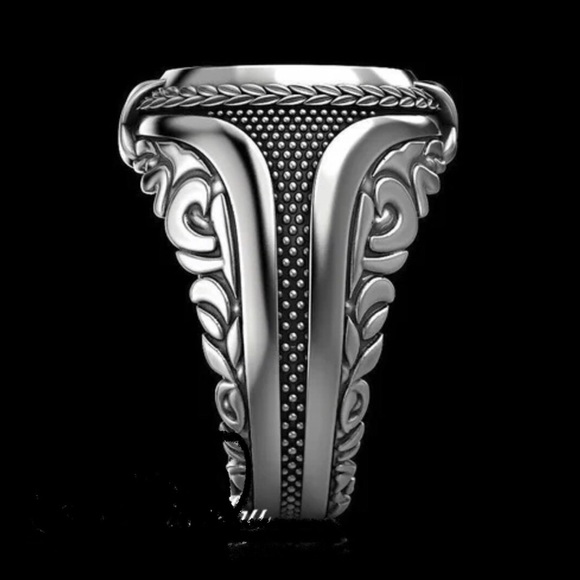 🆕 Retro Men’s Steampunk Turbine Ring - Picture 2 of 2